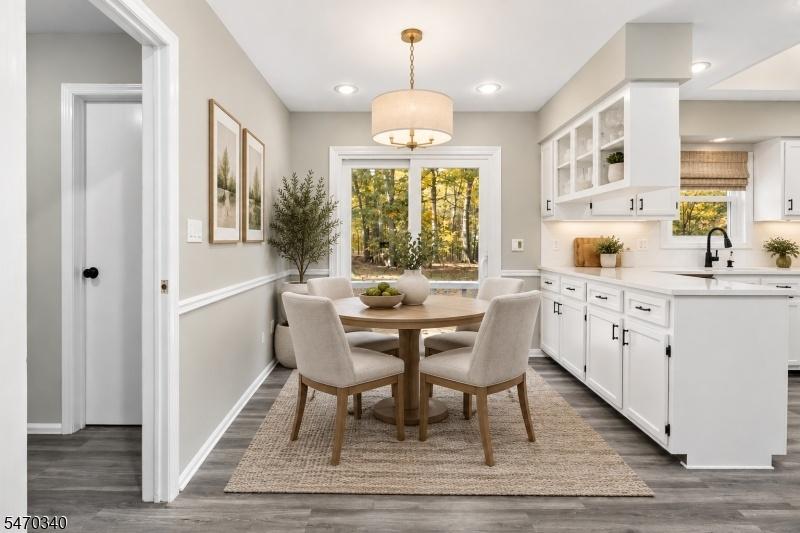 AI Virtually Staged Kitchen
