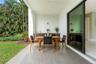 Patio off Down Stairs Living Room with Summer Kitchen