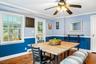 Dining room w/door to porch