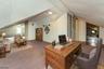 Walkup attic virtually staged