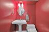 Powder Room in Basement