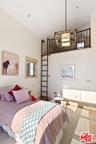Bedroom with loft