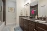 Hall Bathroom for Guest Bedrooms, Tub with Fixed Glass Door