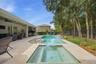 Stunning pool and spa in private backyard