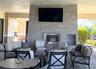 Outdoor lanai at Club House