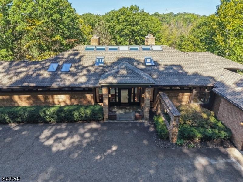 Overhead Front View of Home