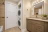 Bathroom with Laundry Nook