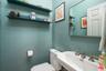 Powder room on primary living