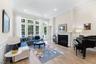 12' ceiling living room