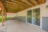 Full patio under deck