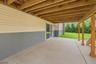 Full patio under deck