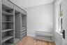Staged walk in closet