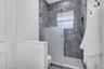 Beautiful imported tiles in shower