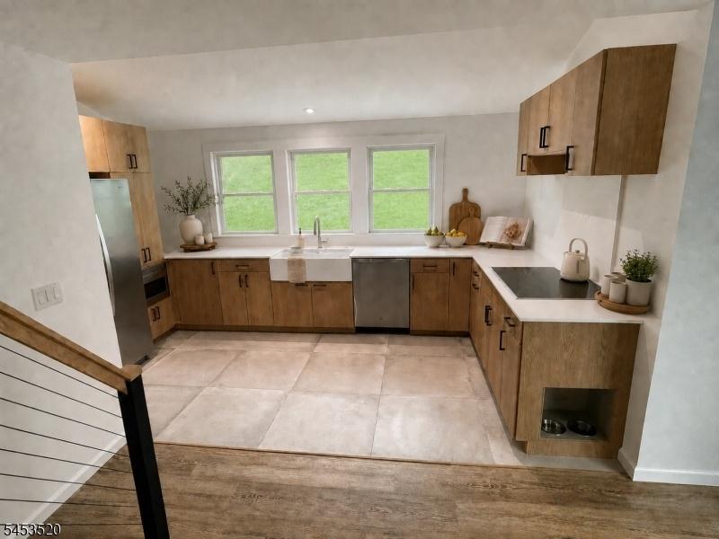Staged Kitchen