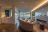 Living room with fireplace and