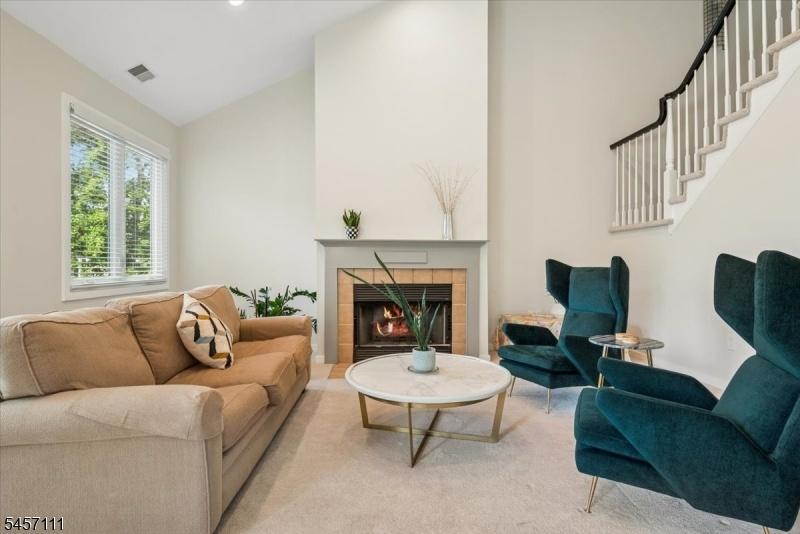 Living Room w/ Gas Fireplace