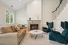 Living Room w/ Gas Fireplace