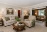 Living room staged