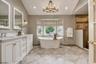 Virtually staged Primary bath