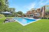 View of pool with a patio and a fenced backyard