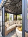 Gazebo patio sitting area