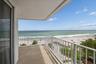 WRAP-AROUND CORNER UNIT BALCONY WITH EAST AND SOUTH OCEAN VIEWS.