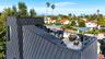 Private rooftop patio with swe