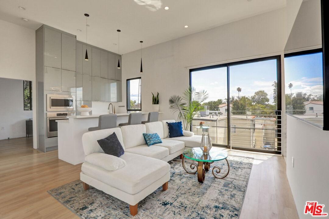Sun-filled open-concept living