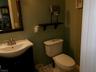 Powder Room off foyer