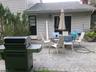 Rear view, with   paver patio