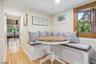 built-in eating area