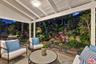 Patio at night