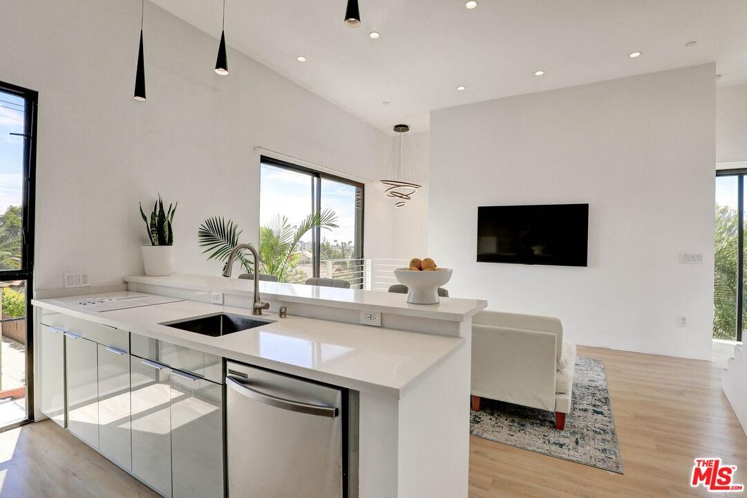Sun-filled open-concept living