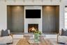 Media wall in Family Room