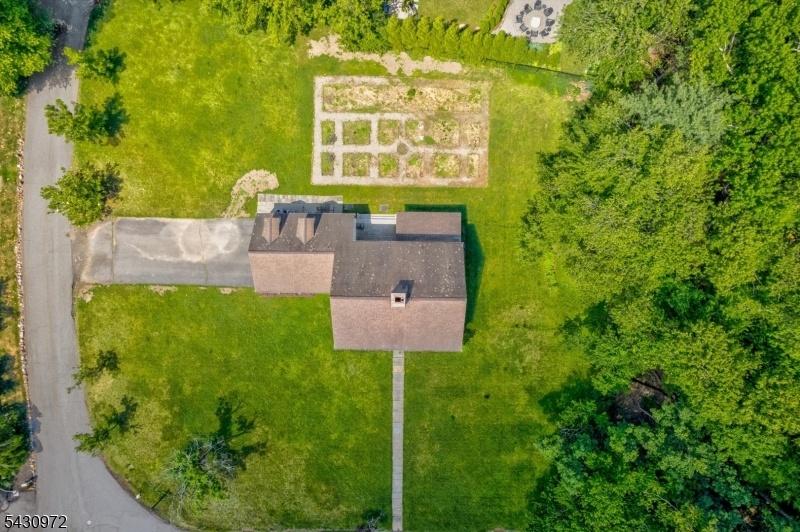 Aerial of Yard and Home