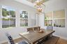 Dining Area With Custom Lighting