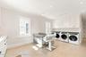 Laundry above garage