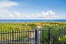 Private beach gate and boardwalk