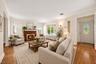 Virtually staged living room