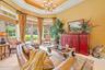 Living room of the guest house