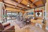 Casual dining with doors to the pool