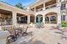 Covered loggia and upper level covered balcony
