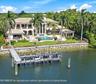 2330 Seven Oaks Lane waterfront with dock and resort style infinity pool