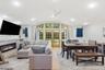 open concept living/dining
