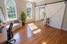 Sitting Room with Custom Door