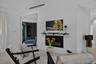 Bio flame Fireplace in living room