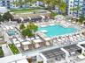Center pool with bar and restaurant. restaurant.