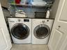Washer and Dryer inside in laundry closet