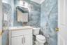 Half bath off kitchen