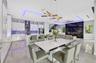 Great room / open concept dining w/ additional built in buffet space